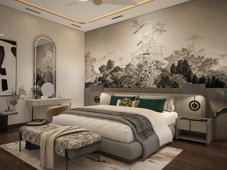 High-end interior finishes and detailing