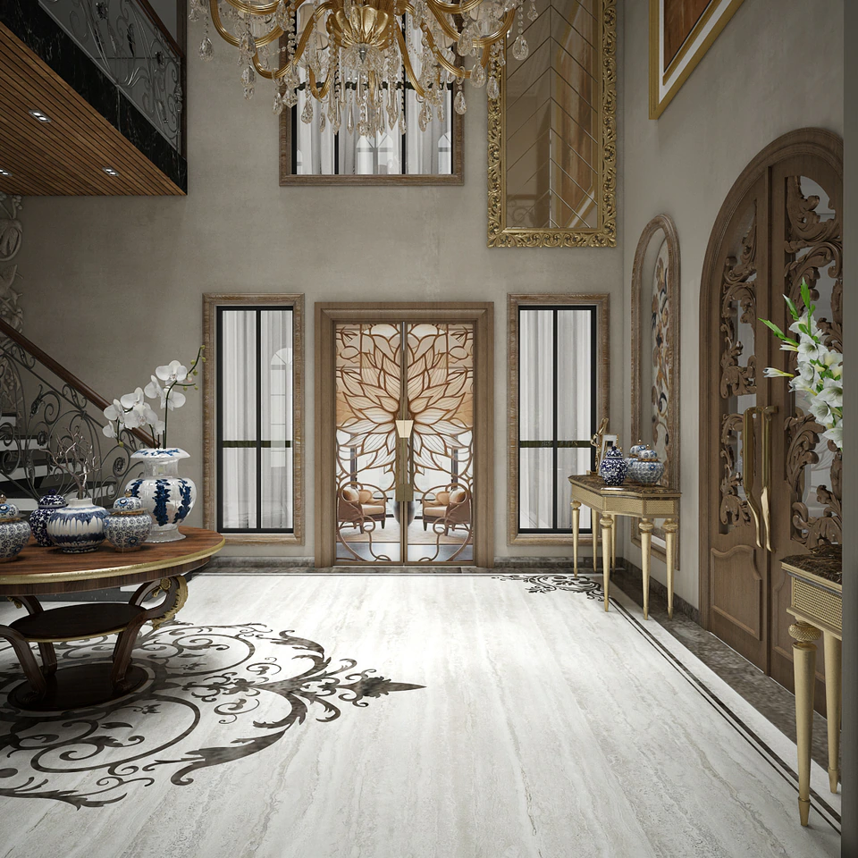 Manzoor Residence — bold neoclassical detailing, delivered as built, not just rendered