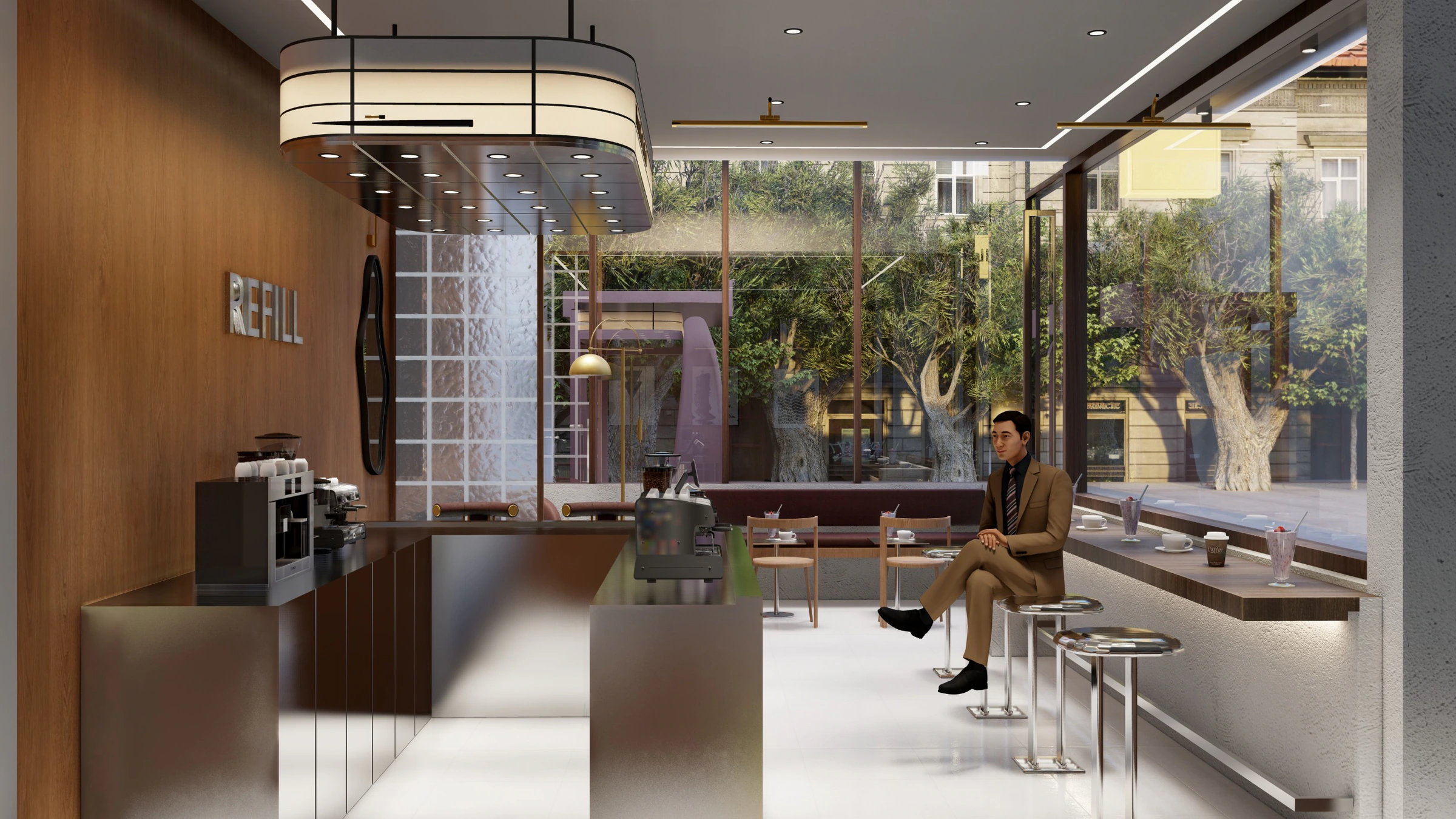 Refill Coffee — Commercial Interior